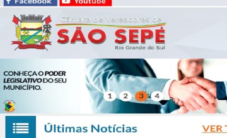 Câmara de Vereadores de São Sepé lança novo Site Institucional