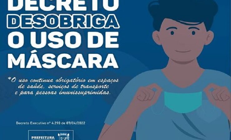 Decreto desobriga uso de máscara de proteção facial em São Sepé
