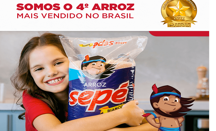 Arroz Sepé é a quarta marca mais vendida no Brasil