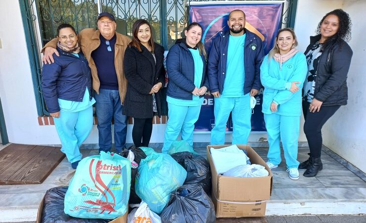Grupo de Trabalho e Humanização do Hospital Santo Antônio de São Sepé realiza campanha do agasalho.