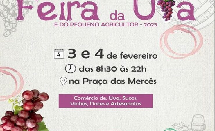 Mais uma edição da Feira da Uva e do Pequeno Agricultor de São Sepé acontece em fevereiro