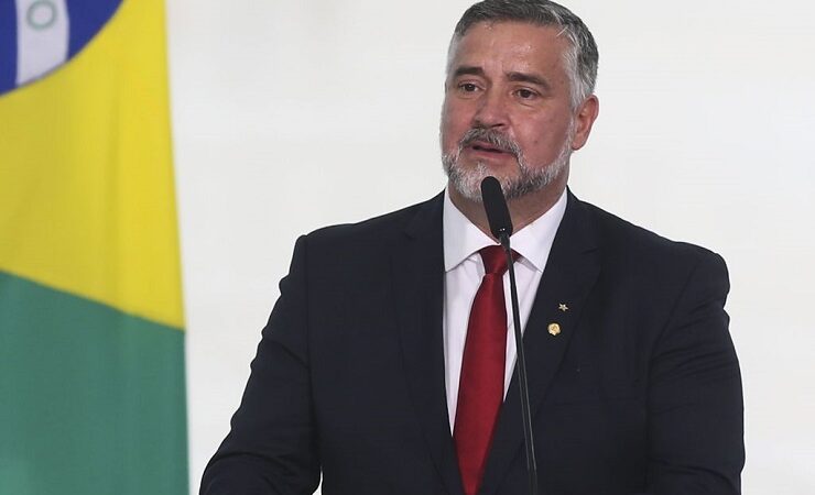 Ministro da Secretaria de Comunicação Social da Presidência, Paulo Pimenta, toma posse, no Salão Oeste do Palácio do Planalto