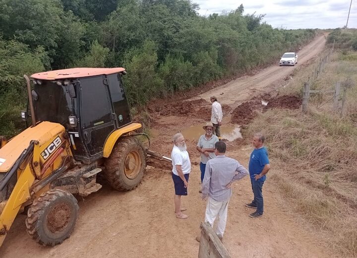 Em São Sepé 15Km  de estradas são recuperadas na localidade de Coxilia Verde