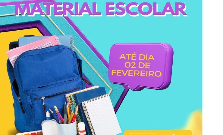 Escritório da Cidadania de São Sepé deu início a uma campanha de arrecadação de materiais escolares.
