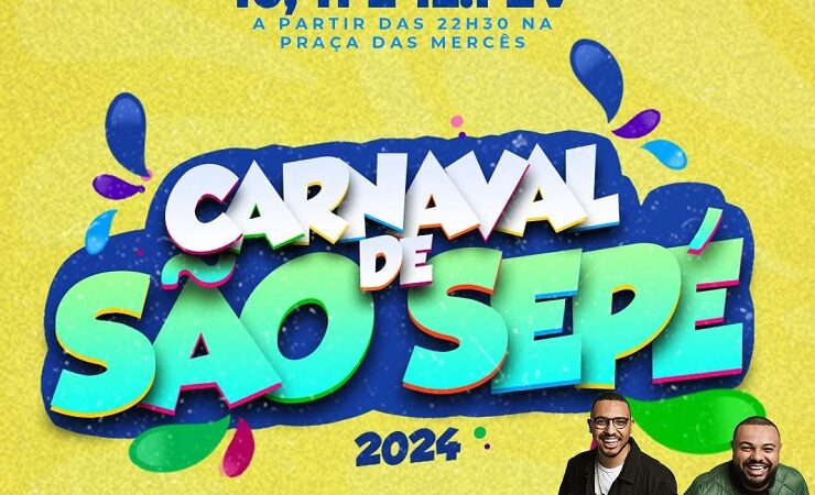 Definida a programação do Carnaval Municipal 2024 em São Sepé