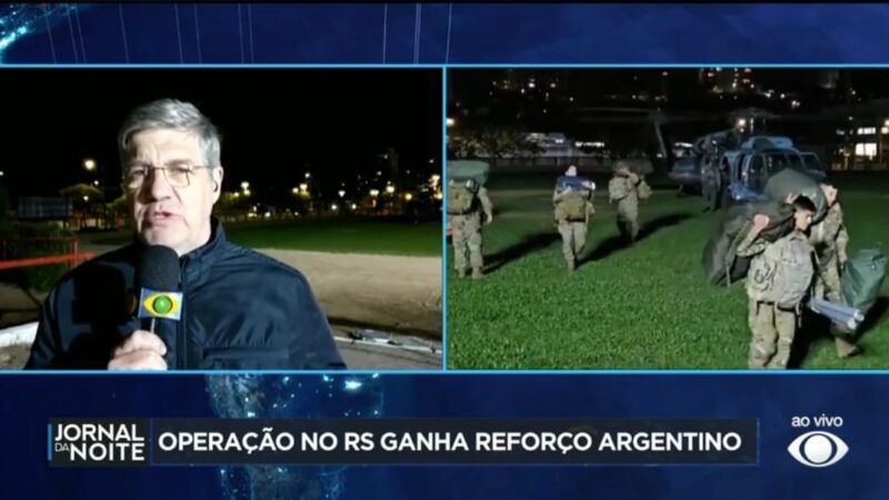 Soldados argentinos se juntam ao exército brasileiro nas operações de resgate no RS
