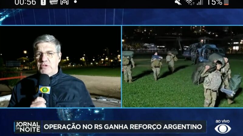 Soldados argentinos se juntam ao exército brasileiro nas operações de resgate no RS
