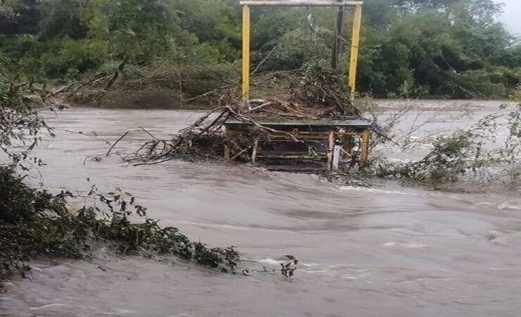 Vila Nova do Sul – Alagamento na captação de água afeta abastecimento no município