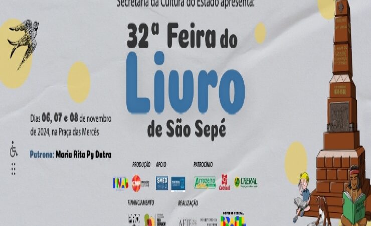 32ª Feira do Livro de São Sepé/RS: um evento cultural que envolve entretenimento, inclusão e leitura para todos