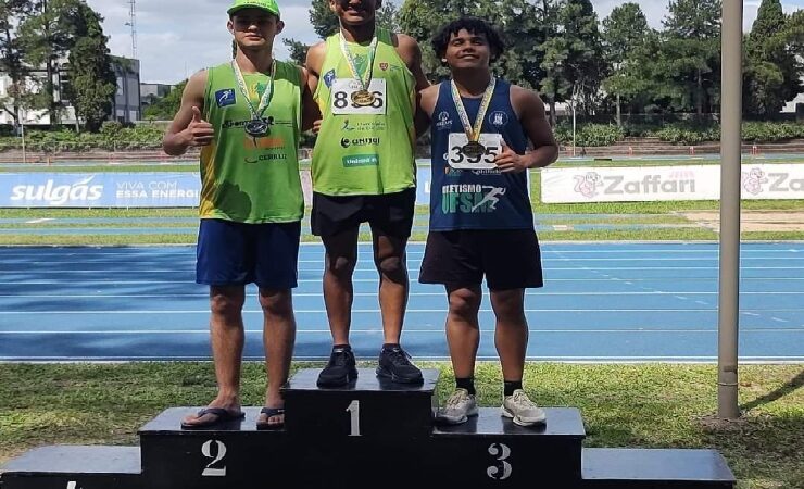 Jovem de São Sepé brilha no Estadual Sub-20 de Atletismo em Porto Alegre/RS