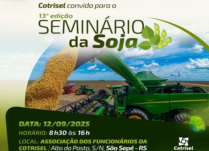 Cotrisel realiza Seminário da Soja com foco em rentabilidade e sustentabilidade no campo