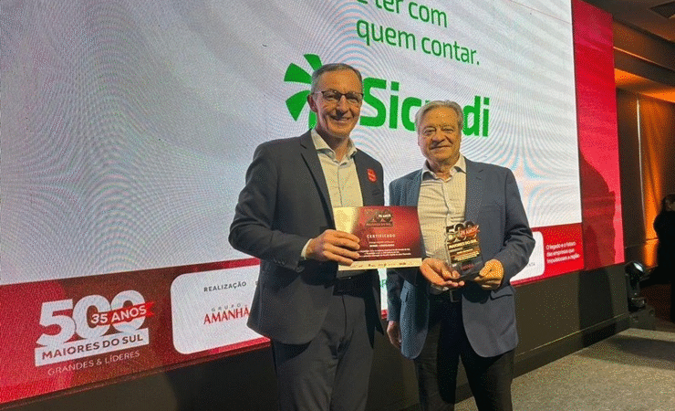 Sicredi é a maior empresa gaúcha e da Região SulO ranking foi divulgado pela Revista Amanhã e PwC em evento em Porto Alegre