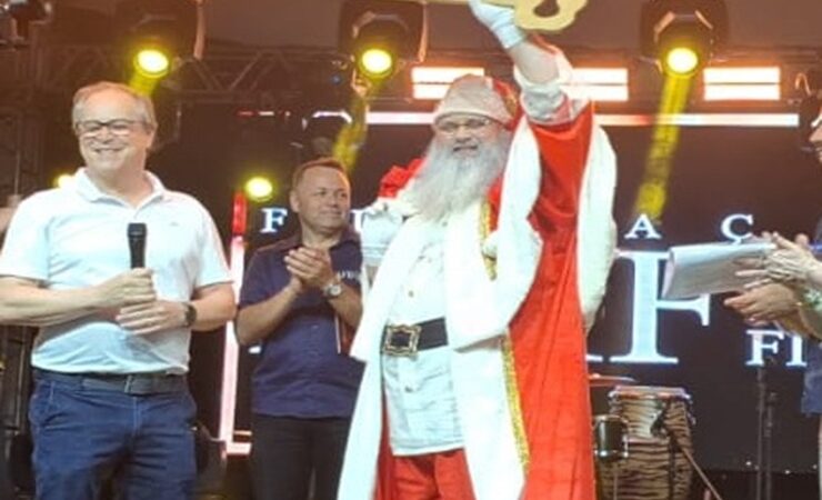 Abertura oficial das comemorações Natalinas em São Sepé aconteceu na Praça das Mercês