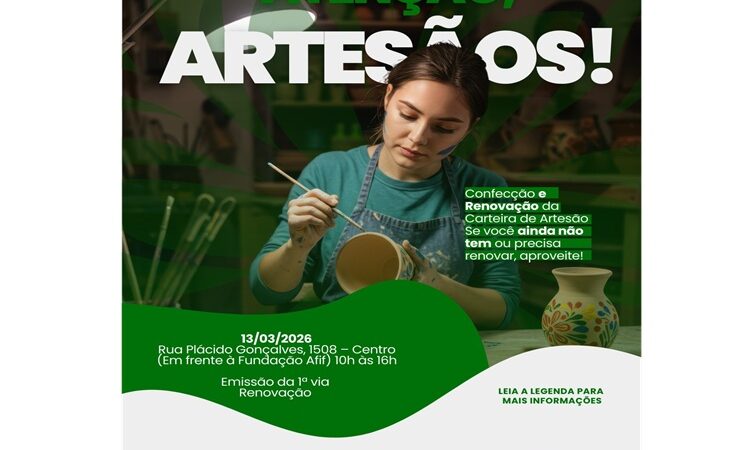 Carteira de Artesão – Emissão e Renovação em São Sepé