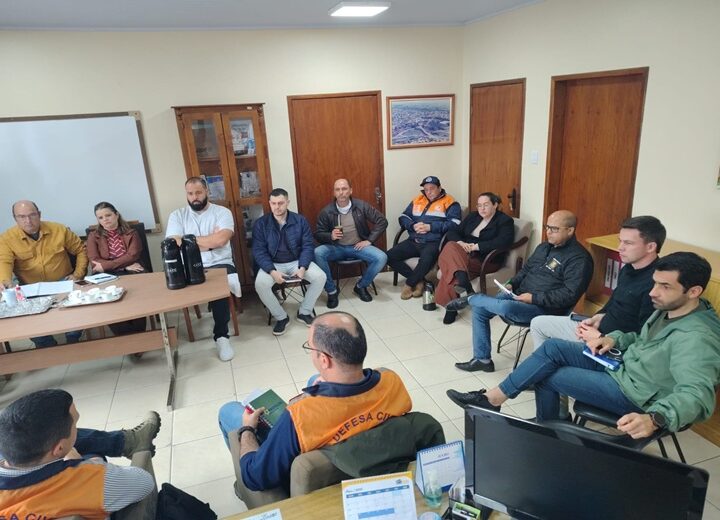 Município alinha ações do Plano de Contingência em reunião com Defesa Civil Estadual