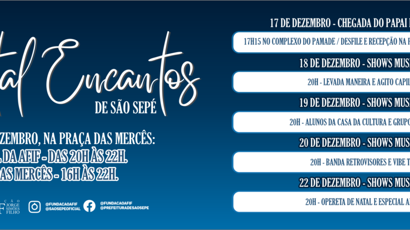 Prefeitura Municipal de São Sepé e Fundação Afif, preparam programação  Natalina