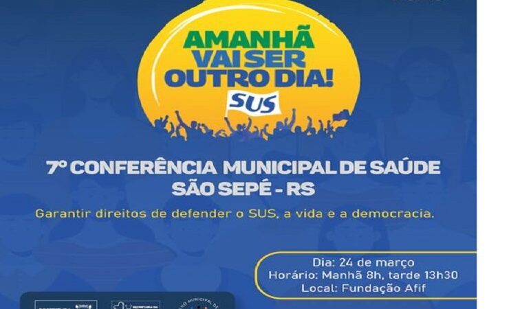 7ª Conferência Municipal de Saúde de São Sepé acontece na Fundação Afif
