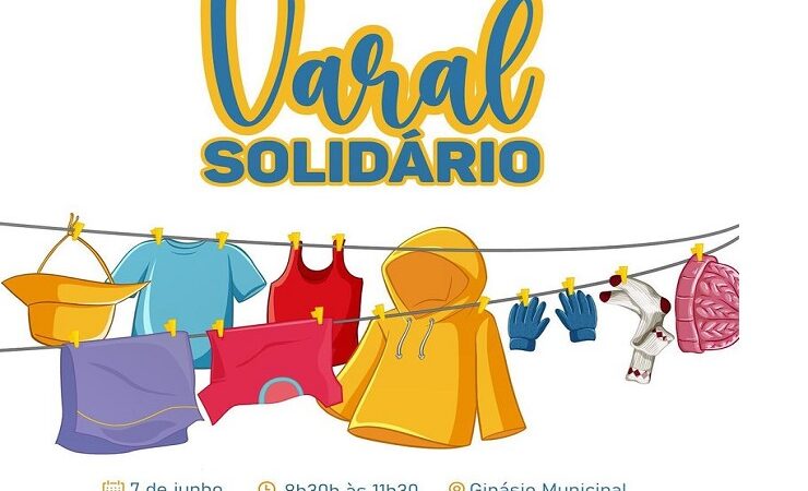 A Campanha do Agasalho 2023 começou em São Sepé e  na próxima quarta-feira, 7 de junho, acontece o Varal Solidário, no Ginásio Municipal