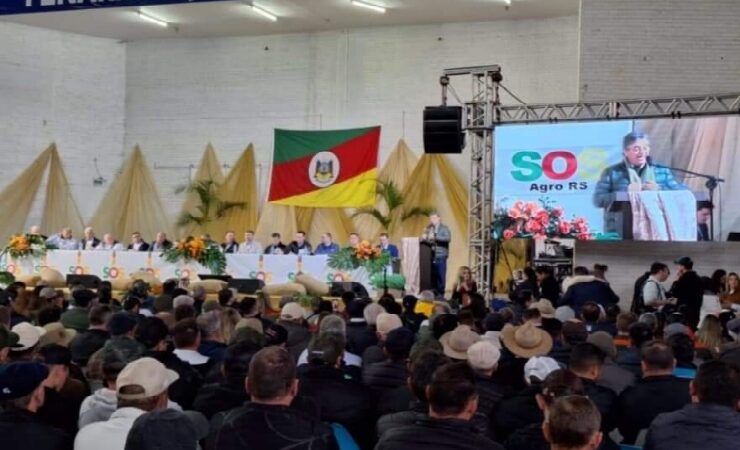 Crise no Agronegócio Gaúcho: SOS AGRO RS mobilizou milhares de produtores rurais e entidades em protesto