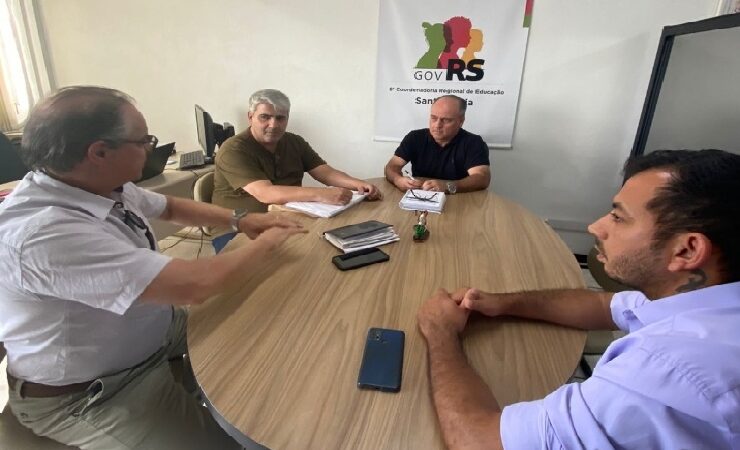 Marcelo Ellwanger, prefeito eleito de São Sepé, dialoga sobre saúde e educação em Santa Maria/RS