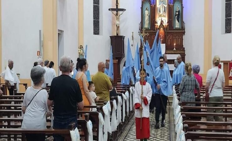 Festa de Nossa Senhora do Rosário – 2024, em São Sepé/RS celebra o seu encerramento com Tríduo e Sorteio de Prêmios, no sábado e com Missa Solene, no domingo