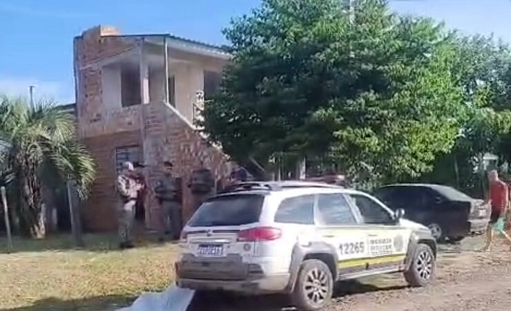 Homem morre após agredir mulher e reagir contra os policiais em São Sepé