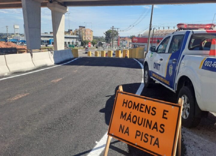 DNIT libera acesso provisório no Trevo do Uglione e melhora ligação entre centro e zona sul de Santa Maria/RS