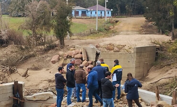 Iniciada fase técnica da obra da Ponte do Fraga em São Sepé.