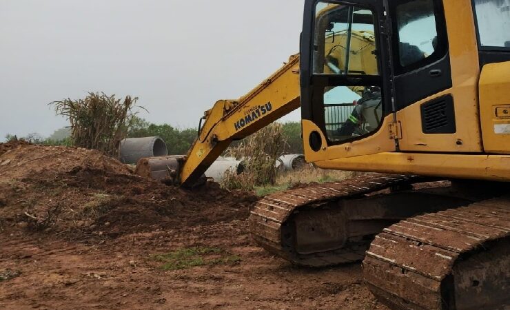 Rede de esgoto começa a ser construída no bairro Santo Antônio, em São Sepé/RS