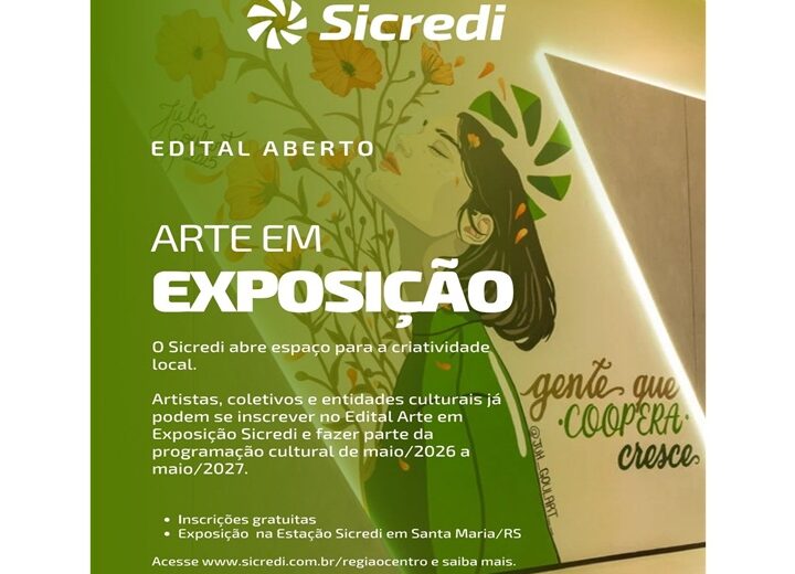 Sicredi lança edital para seleção de artistas locais na Estação Sicredi