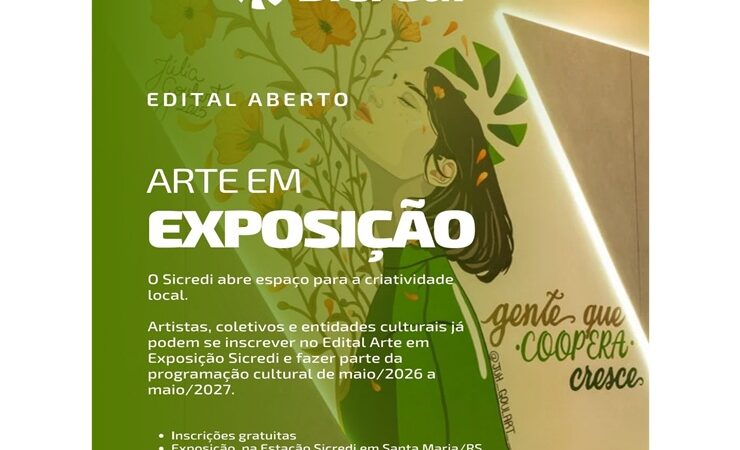 Sicredi lança edital para seleção de artistas locais na Estação Sicredi