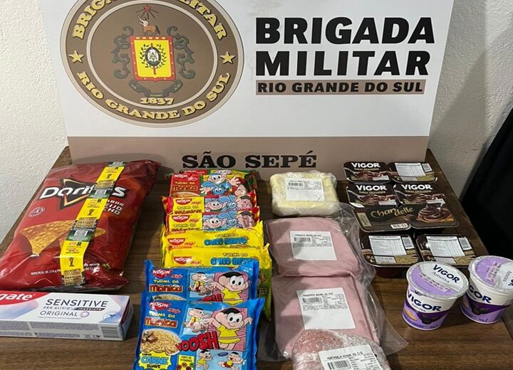 Brigada Militar de São Sepé realiza prisão por furto à estabelecimento comercial