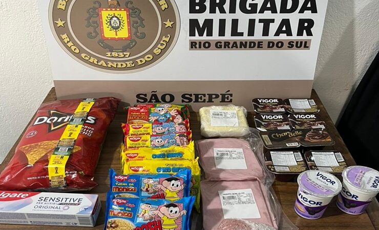 Brigada Militar de São Sepé realiza prisão por furto à estabelecimento comercial