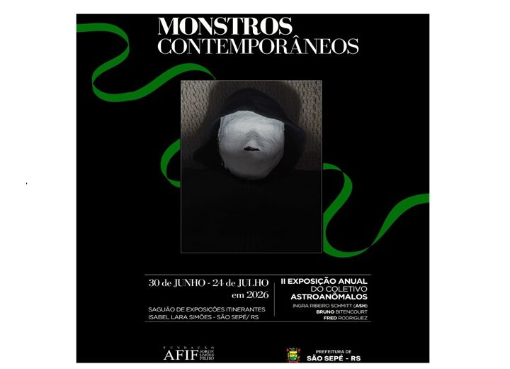 Exposição “Monstros Contemporâneos” será aberta no Saguão de Exposições Itinerantes Isabel Lara Simões