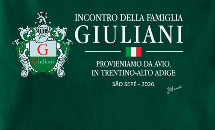 Família Giuliani organiza o primeiro encontro dos descendentes de Giacomo Giuliani e Clementina Giordani Giuliani