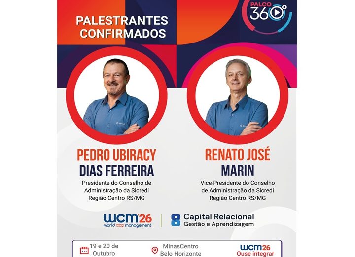 Sicredi Região Centro RS/MG compartilha jornada de transformação no maior congresso de cooperativismo da América Latina
